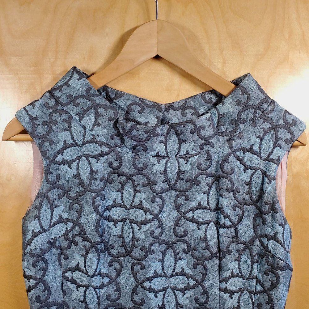 Vintage 1950's Fitted Brocade Dress - Picture 12 of 12